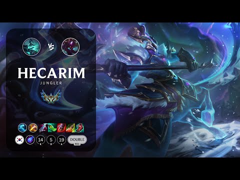 Hecarim Jungle vs Kha'Zix - KR Challenger Patch 14.8