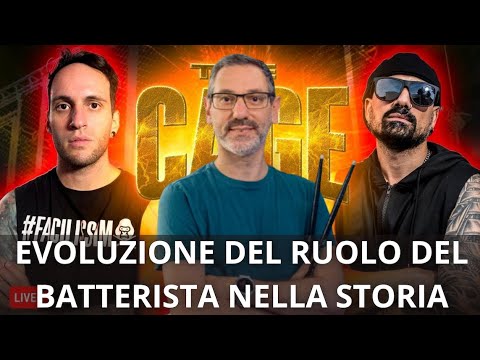 Evoluzione del Ruolo del batterista nella storia della musica - LIVESTREAM Saini + Batterista metal