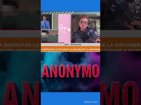 ¡¡¡DISFRUTEN LO VOTADO!!! LA QUILMES DE LA KUKA MAYRA MENDOZA BAJO AGUA LN+ #política #argentina