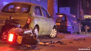 Motorrijder in Weert omgekomen door botsing. Motorrijder in Weert omgekomen door botsing.