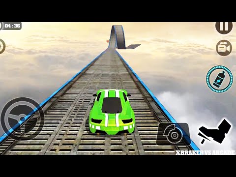 Impossible Car Tracks 3D: Green Car Driving Stunts Levels 13, 14, 15 Completed - Android Gameplay