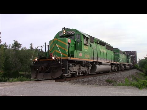 NB Southern Mattawamkeag Sub action on 7/16/2020. Ballast Extra, 908 and 907.
