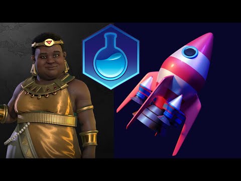 🔴 T97/250 Deity Nubia Science Victory ∥ Civilization VI ∥ Ep 2