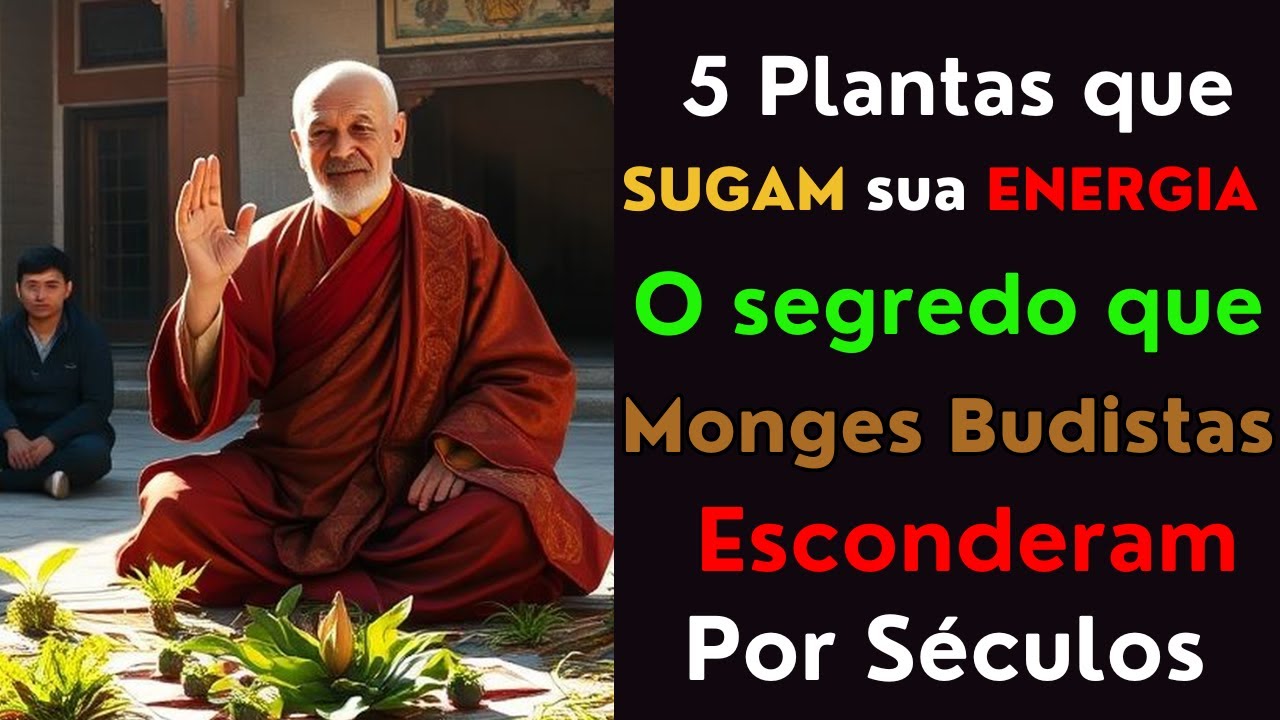 5 Plantas que SUGAM sua Energia: O Segredo que Monges Budistas Esconderam por Séculos