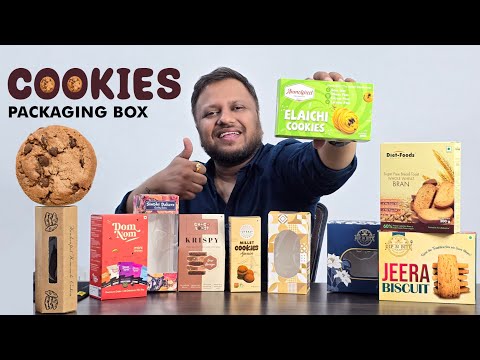 Cookies & Biscuit Packaging Ideas For Bakery Brands Beginners #food #packaging #cookiesbiscuit #box