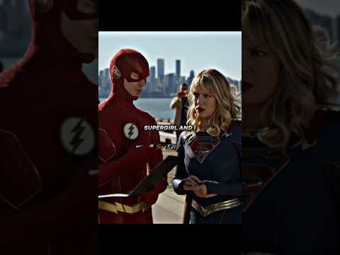 Barry and Kara realize their Earth’s merged ⚡️ #shorts #flash