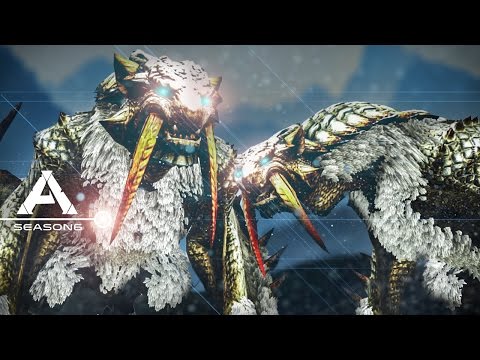 ARK: Survival Evolved - MONSTER HUNTER MOD BARIOTH, GLACIAL IGUANODON #10 - Pugnacia Modded Gameplay