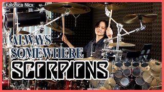 Download lagu Always Somewhere - Scorpions || Drum cover by KALONICA NICX mp3