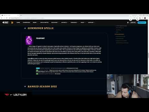 Tyler1 reacts to 12.1 Last Preseason Patch Notes