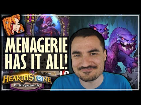THIS MENAGERIE HAS IT ALL! - Hearthstone Battlegrounds