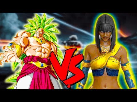 Tanya Vs Broly Army - Epic Battle - Mortal Kombat Costume Skin Mod