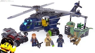 LEGO Jurassic World Blue&#39;s Helicopter Pursuit review! 75928