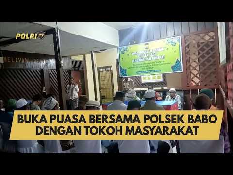 BUKA PUASA BERSAMA POLSEK BABO DENGAN TOKOH MASYARAKAT