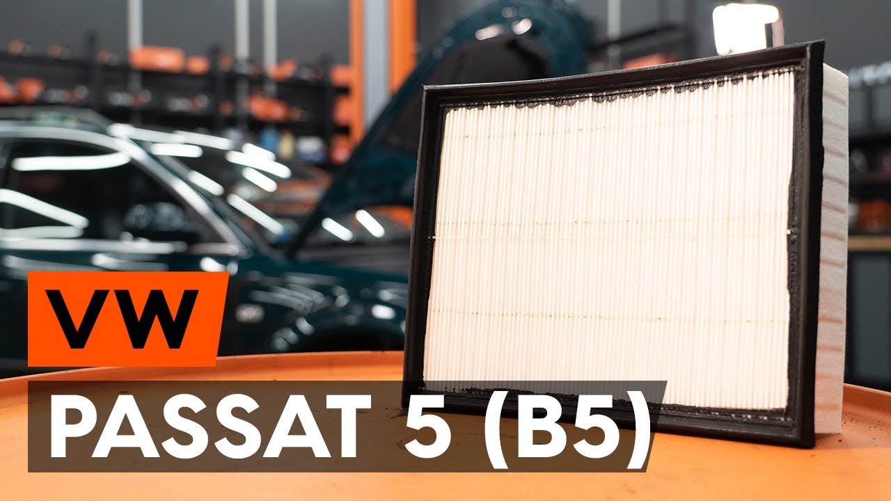 Levegőszűrő-csere VW Passat B5 Variant gépkocsin – Útmutató