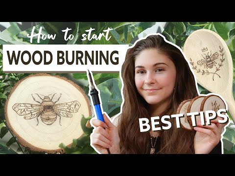 Wood Burning Tutorial for Beginners- Pyrography Tutorial & Basics Tips (2021)
