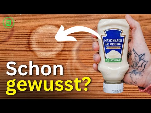 WASSERFLECKEN im HOLZ entfernen in SEKUNDEN: Kaum zu glauben, aber dieser TRICK... | Jonas Winkler