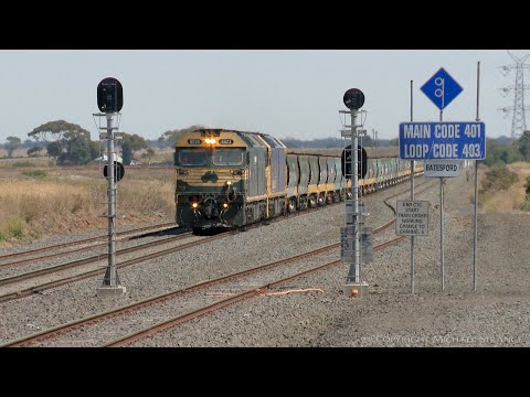 Pacific National Grain Train 7734v (11/3/2021) - PoathTV Australian Railways