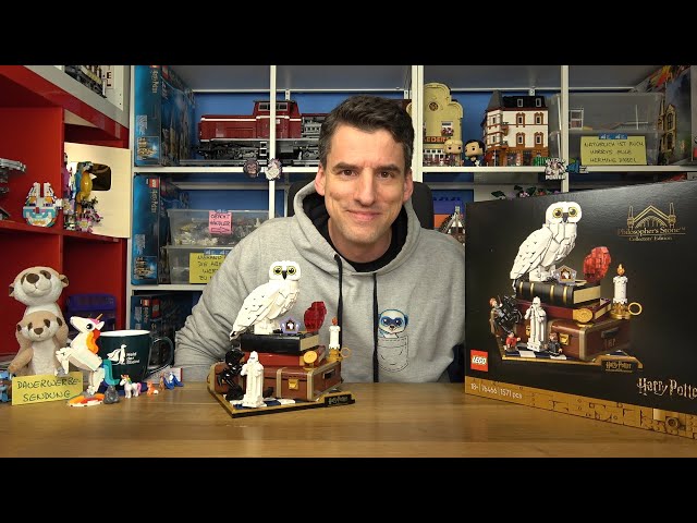 Vídeo relacionado con LEGO Harry Potter Piedra Filosofal: Edición para Coleccionistas - Maqueta para Adultos de Escena de Película - Decoración del Hogar - Figura de Lechuza Hedwig y 3 Minigfiguras - Regalo para Fans 76466