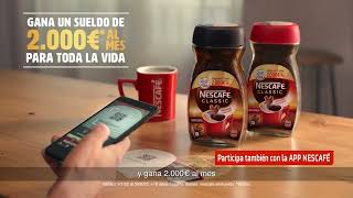 Nescafe Participa ya y gana 2.000€ al mes con el SUELDO anuncio