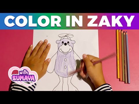 Let's Color In Zaky With Sumaya!