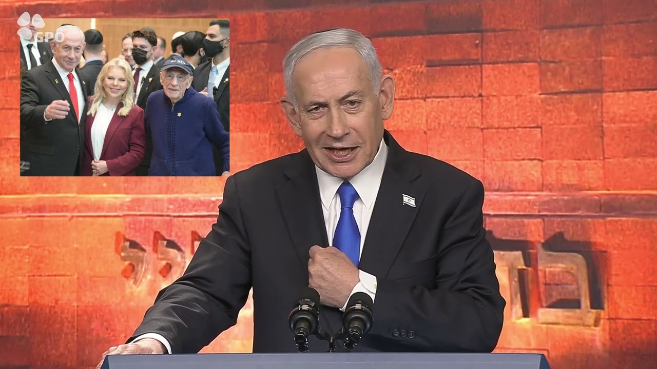 נאום ראש הממשלה בנימין נתניהו בעצרת הפתיחה הממלכתית לציון יום הזיכרון לשואה 