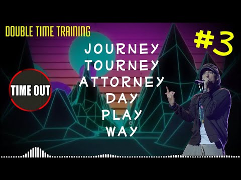DOUBLE TIME TRAINING #3 - Freestyle Battle Beat Training - Rap Beat for Improvising with Words
