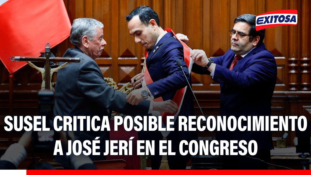 🔴🔵 Susel Paredes critica posible reconocimiento a José Jerí en el Congreso
