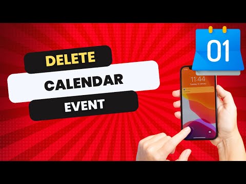How to Delete Calendar Events on iPhone