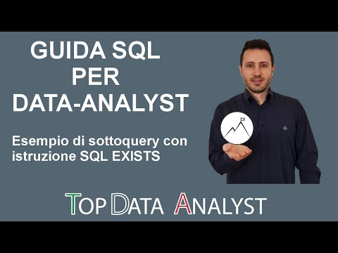 GUIDA SQL PER DATA ANALYST: Esempio di sottoquery con istruzione SQL EXISTS