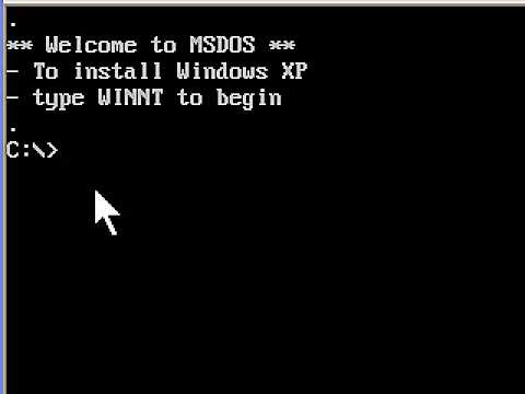 comment installer xp a partir d'un flash disk