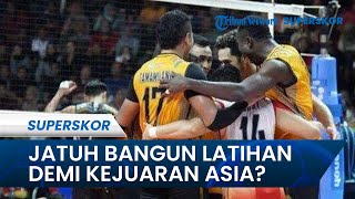 Kerja Keras Demi Kejuaraan Asia? Dimas Saputra Jatuh Bangun Latihan Voli dengan Bhayangkara Presisi