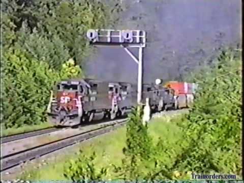 Classic Railroad Series 154 - SP 6802 West at Fields, OR August 12, 1989