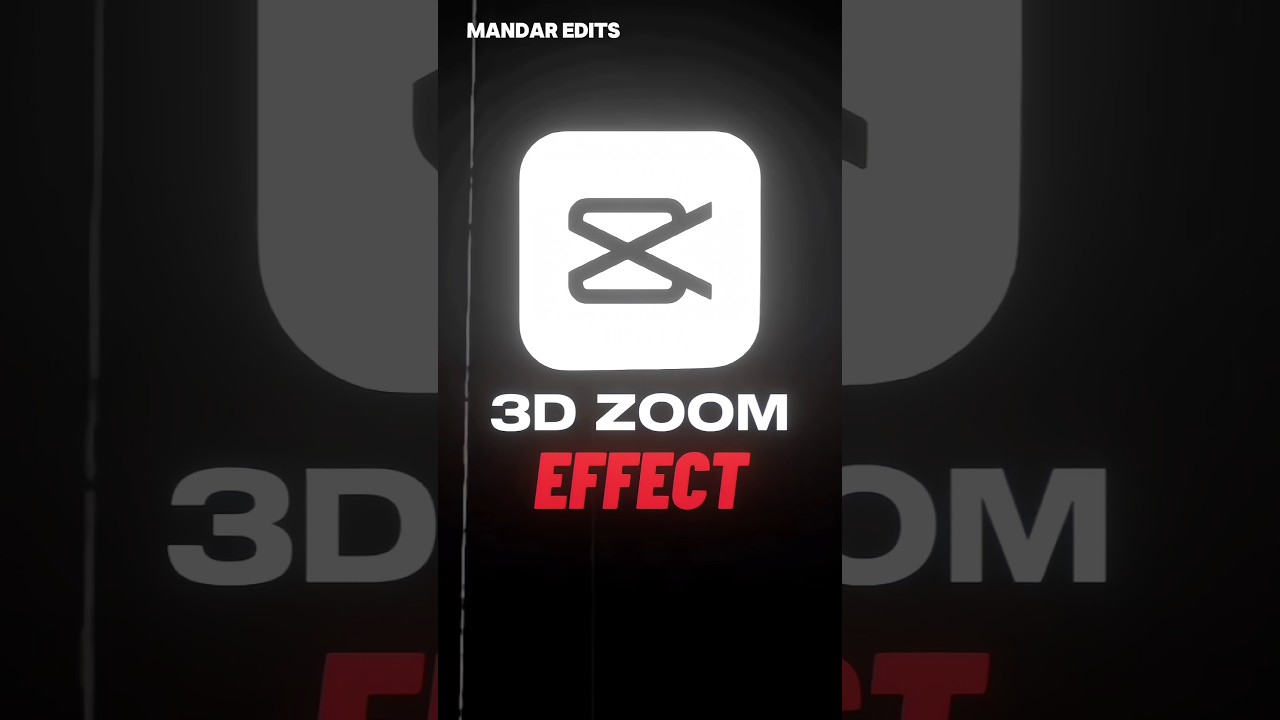 3D Zoom Effect Capcut | Tutorial | Capcut Tutorial #capcutedit #capcuttutorial #tutorial #edit