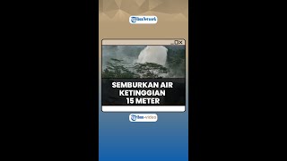 Viral Video Semburan Air setinggi 15 Meter di Area Persawahan Garut, Diduga karena Pergeseran Tanah