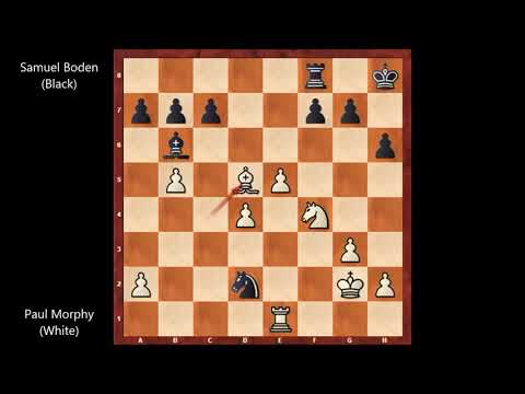 Paul Morphy vs Samuel Boden - London (1858) #161