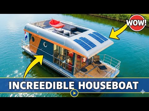 4 Incredible Houseboats - Modern Tiny Homes On The Water