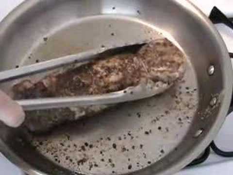 Black Pepper Black Cherry Pork Tenderloin