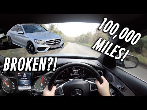 100,000 Mile Mercedes C-Class DRIVING POV/REVIEW