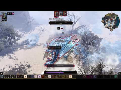 Divinity OS:2 - Level 8 Necro Knight vs Slane the Winter Dragon [Tactician, No Lone Wolf]