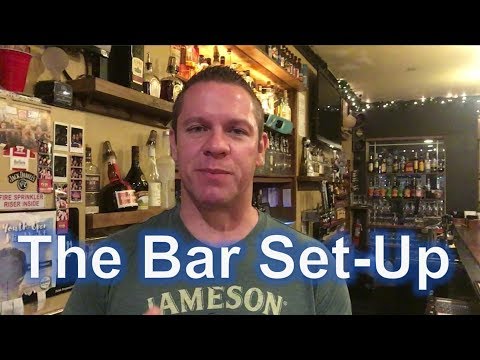 Become a Bartender - The Bar Set-Up