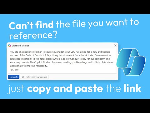 How to Reference Documents with Copilot Links How to Reference Documents with Copilot Links