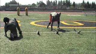 Alvin McKinley Defensive Line Workout 9/24/2009