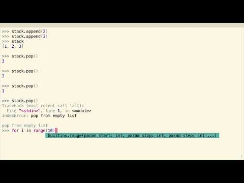 Implementing a Stack in Python