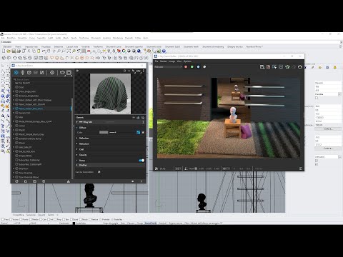 Videocorso VRAY Rhino - 15 - Mappatura Triplanar, Erba e Pelliccia con Fur, Smusso Spigoli con Edges