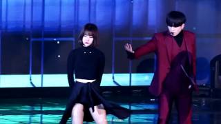 Download lagu 161226 [Fancam] GOT7 Yugyeom and Gfriend Eunha 'Who's your mama?' @ SBS Gayo Daejun 2016 mp3