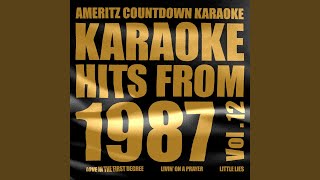 Loving You Is Sweeter Than Ever (In the Style of Nick Kamen) (Karaoke Version)
