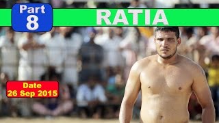 (1) Ratia (Haryana) Kabaddi Touranament 26 Sep 2015