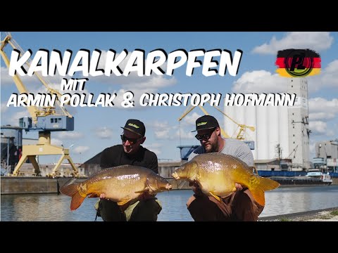 Karpfenangeln am Kanal mit Armin Pollak und Christoph Hofmann
