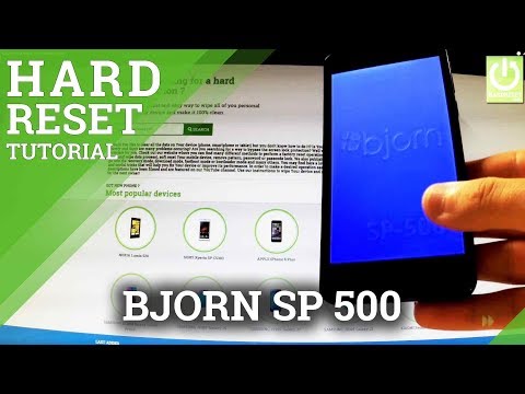 BJORN SP500 Factory Reset - Restore BJORN