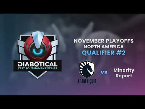 Test Tournament Series: November Playoffs (NA) - Qualifier #2: Team Liquid vs Minority Report